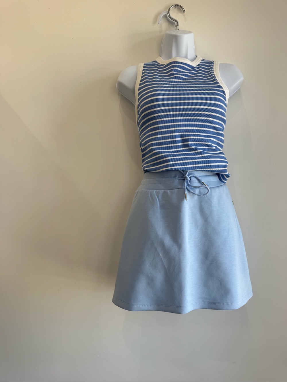 all in motion Light Blue Drawstring Skater Skirt